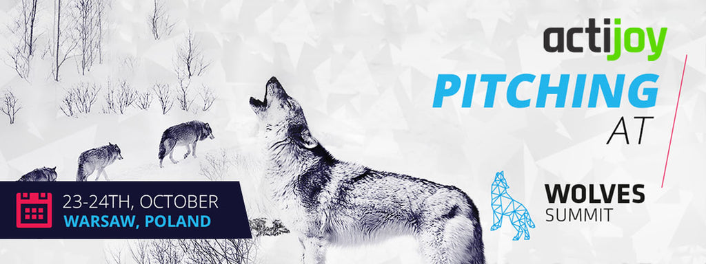 Actijoy pitching at Wolves Summit 2018!